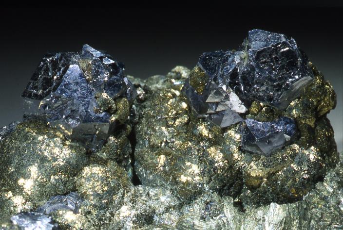 Image of Galena on marcasite. 